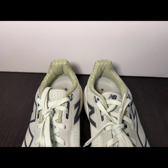 New Balance Light Green and White Sneakers - Picture 5 of 15